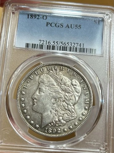 1892-O Morgan Silver Dollar PCGS AU55 $1