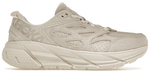 Hoka Men's Clifton L Suede Low Top Sneakers Limestone 8.5 US $170