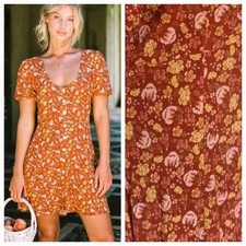 Arnhem Audrey Bronze Bohemian Womens Lace Up Back Playdress 8 Fit 10 👇check