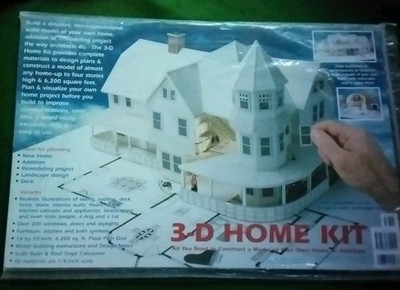 Design Works 3-D Home Kit Construct Model Your Own Home Architect Planning