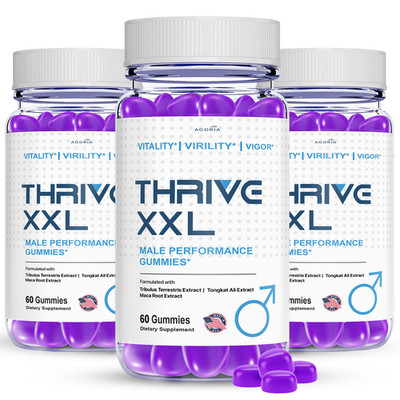 Thrive XXL Male Gummies, Advanced Formula ThriveXXL Male Vitamin Gummy (3 Pack)