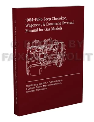 Manual De Revisión Jeep Cherokee Wagoneer 1984 1985 1986 - Imagen 1 de 4