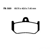 Bremsbelag BremsbeläGe EBC FA320HH Hinten FüR MV Agusta F4 1000 RR ABS 2014-2018