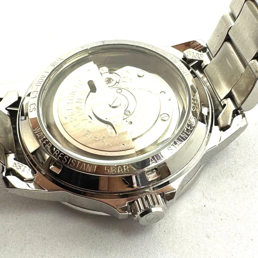 ORIENT World Time Automatic Watch White Dial Back… - image 12