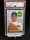 NOLAN RYAN  1990 Baseball Card Mag. PSA 9 '69 Topps Repli-card Texas Rangers #47