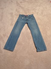 Vintage Children's Size 16 28x28 Red Tab Levi's Jeans 514 Slim Straight Fit