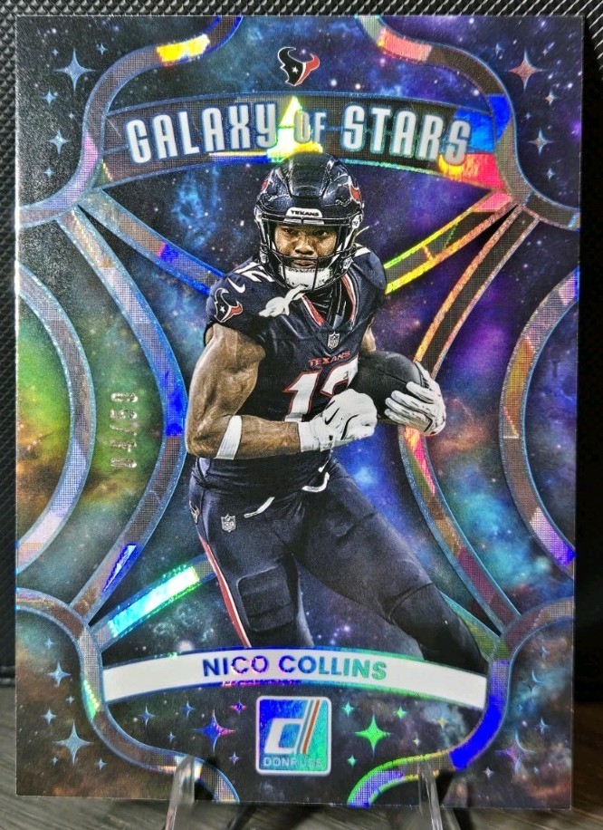 2025 Panini Donruss Galaxy of Stars Nico Collins #8 Cubic /50