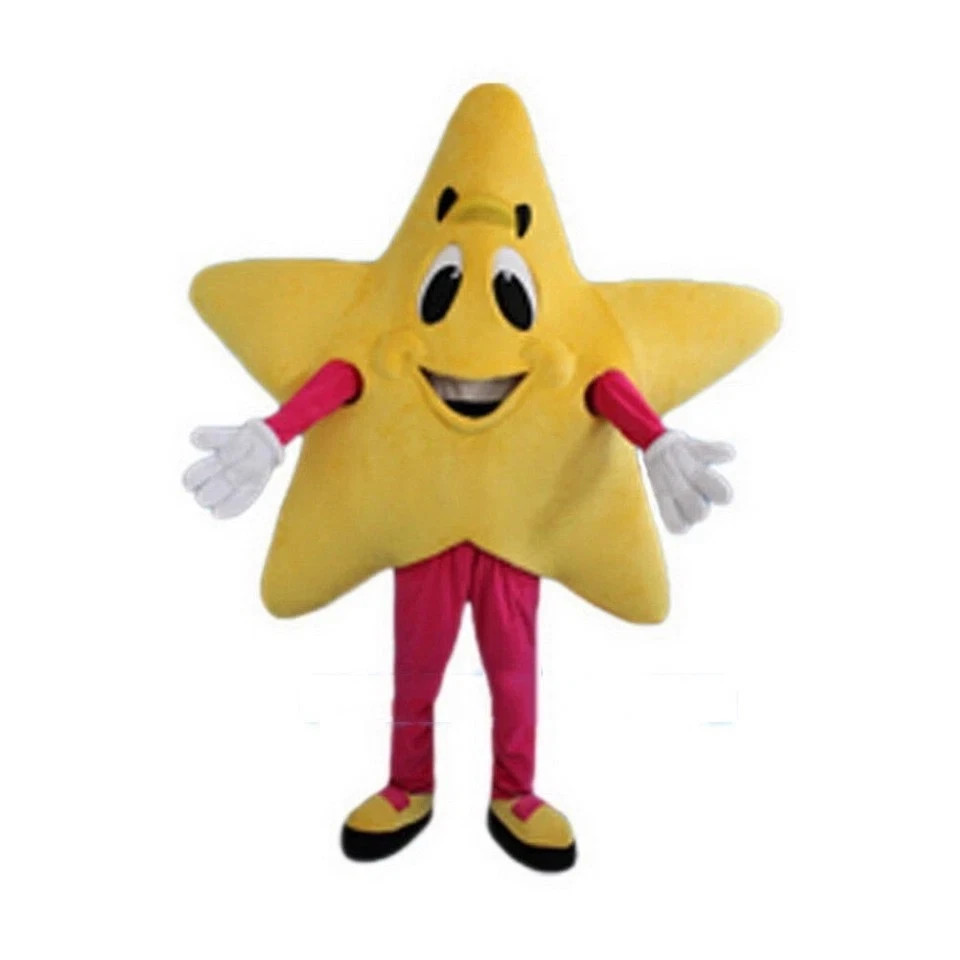 Disfraz de mascota estrella dibujos animados adultos desfile personaje disfraces disfraces trajes de fantasía