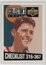1994-95 Upper Deck Collector's Choice Checklist Shawn Bradley #419 4ub