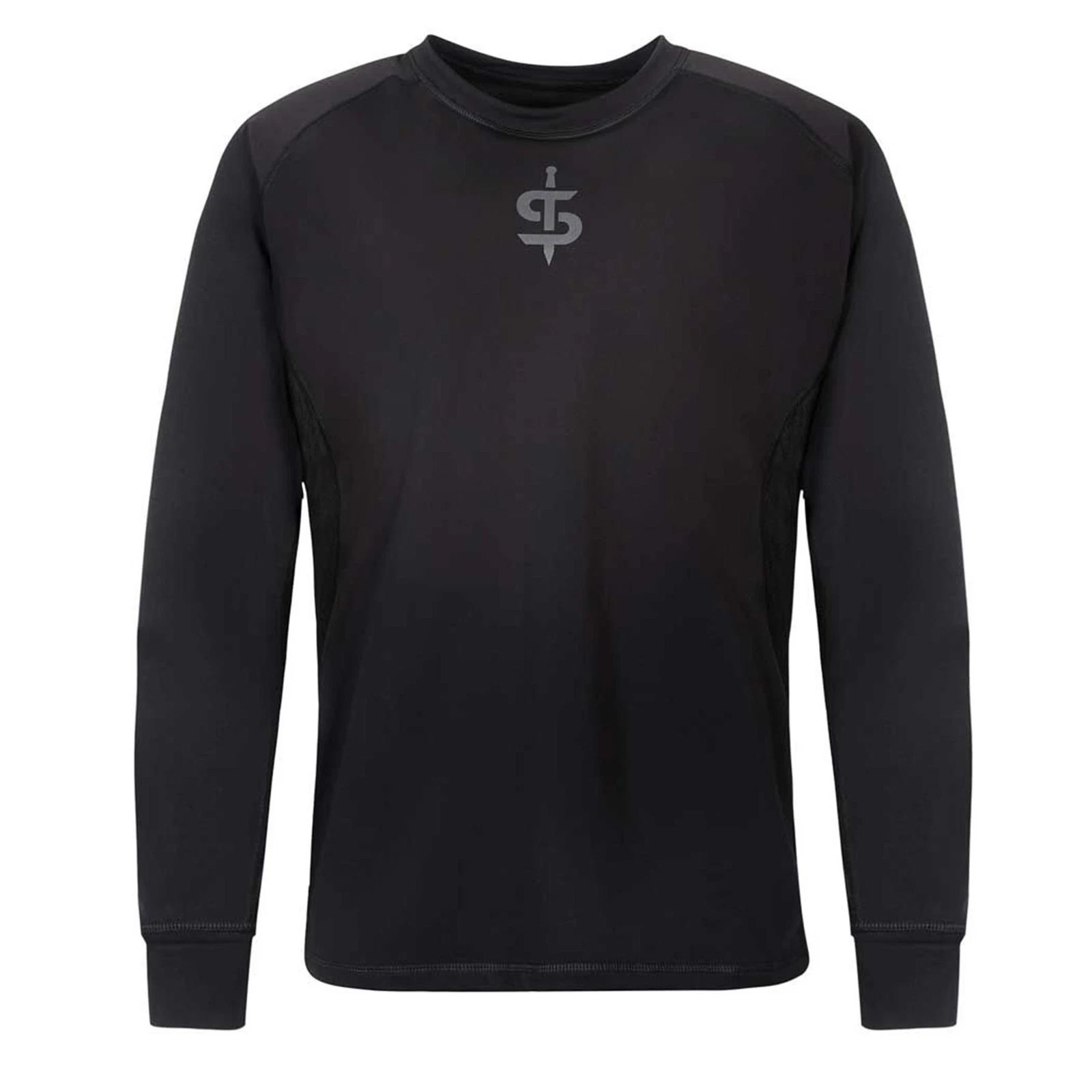 Spada Crucible Motorcycle Long Sleeve Base Layer Top Thermal Motorbike Black