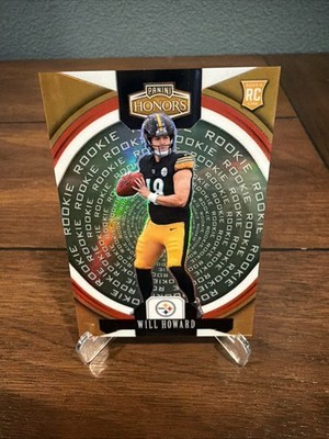 Panini 2025 Honors Will Howard Pittsburgh Steelers Rookie Prizm #57 /35 FOTL