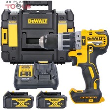 DeWalt DCD796 18V XR Brushless Combi Drill, 2 x 4.0Ah Batteries, Charger & Case