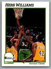 1991-92 NBA Hoops - Herb Williams #50