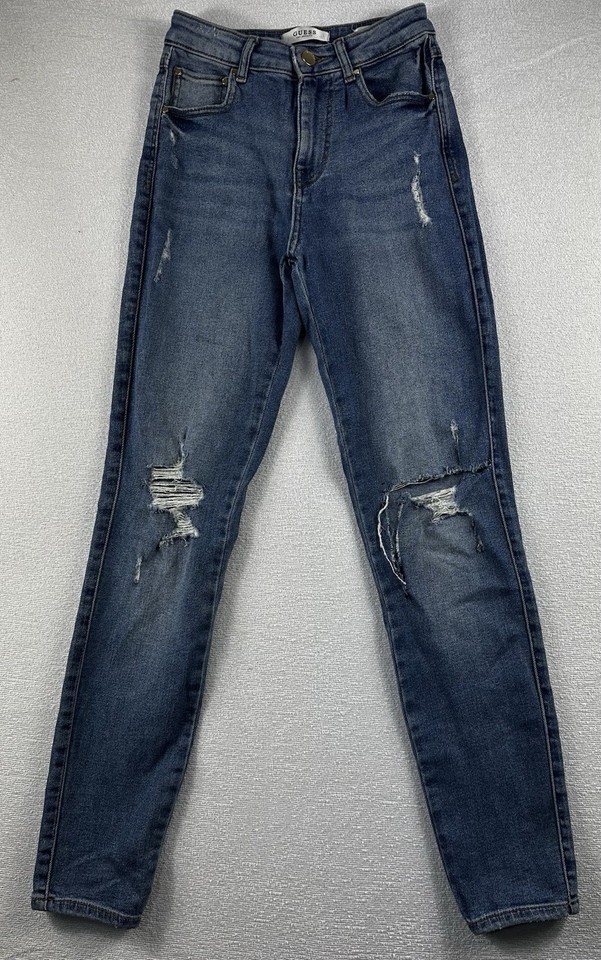 Guess 1981 Skinny Distressed Jeans Size US 25 AUS 6