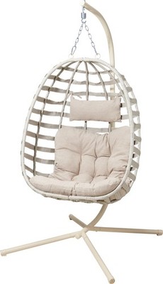 Hängesessel LEO BHT 100x196x100 cm beige