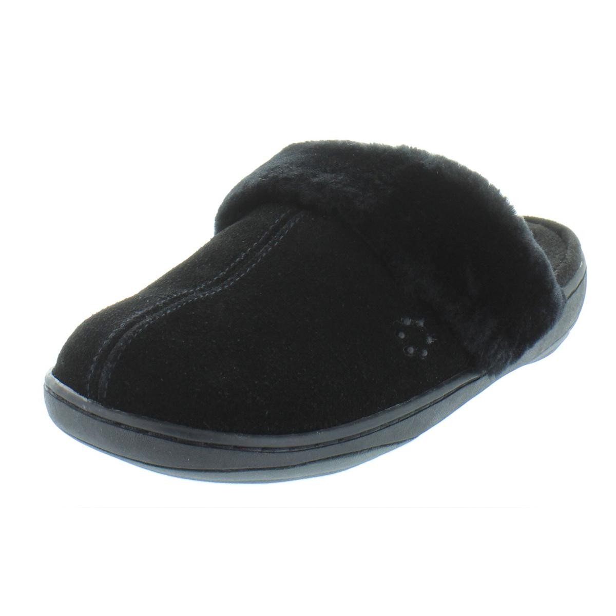 Женские шлепанцы Tempur-Pedic Kensley Black Mule, размер 11, средний (B,M) BHFO 3351