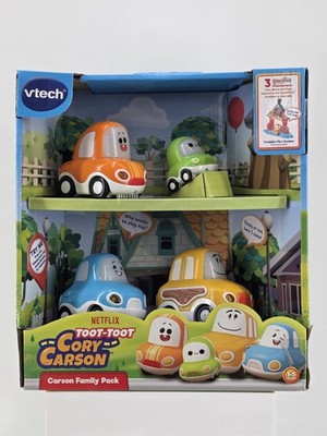 Cory Carson Vtech Toot Toot Fahrzeuge komplettes Familienset Mama Papa Cory und Chrissie