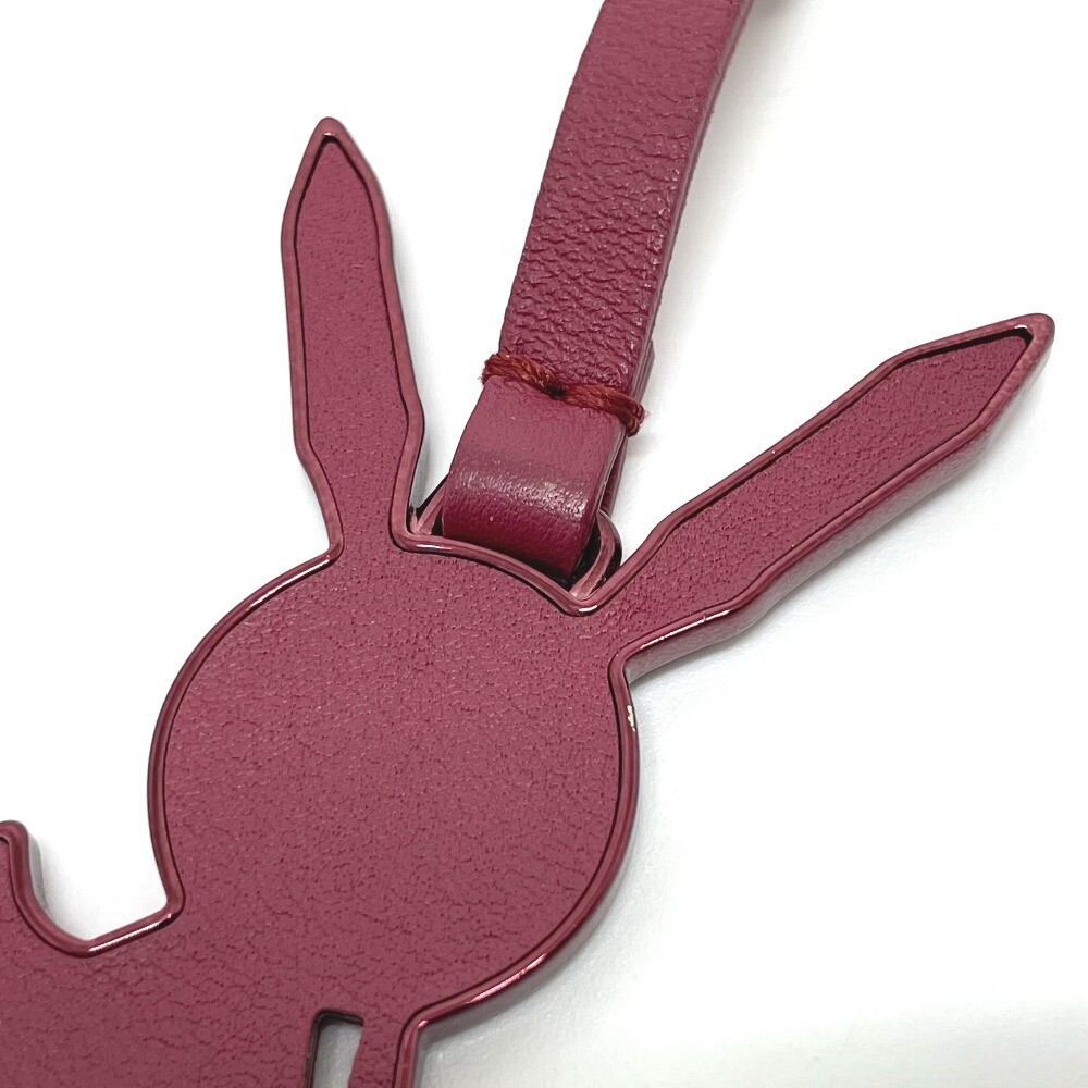 LOUIS VUITTON Calfskin Jeff Koons Masters LV Rabbit Bag Charm Key Ring  650631