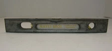 Vintage 9" *Mayes Bros.* 3 Bubble Aluminum Torpedo Level Johnson City TN U.S.A.