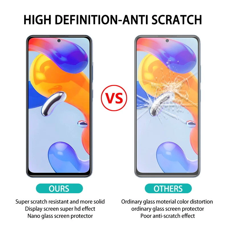 For Xiaomi Redmi Note 14 13 12 11 Pro MI 13T 14T Screen Protector Tempered Glass - image 3 of 4