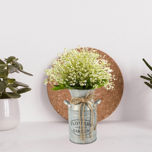 Vendre Farmhouse Flower Jug Retro Flower Bucket Iron Flower Bucket Flower Vase