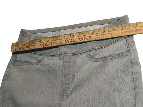 Denim & Co. Easy Stretch Denim Regular Pull-On Jeggings Grey 2 A386231 - Picture 8 of 9