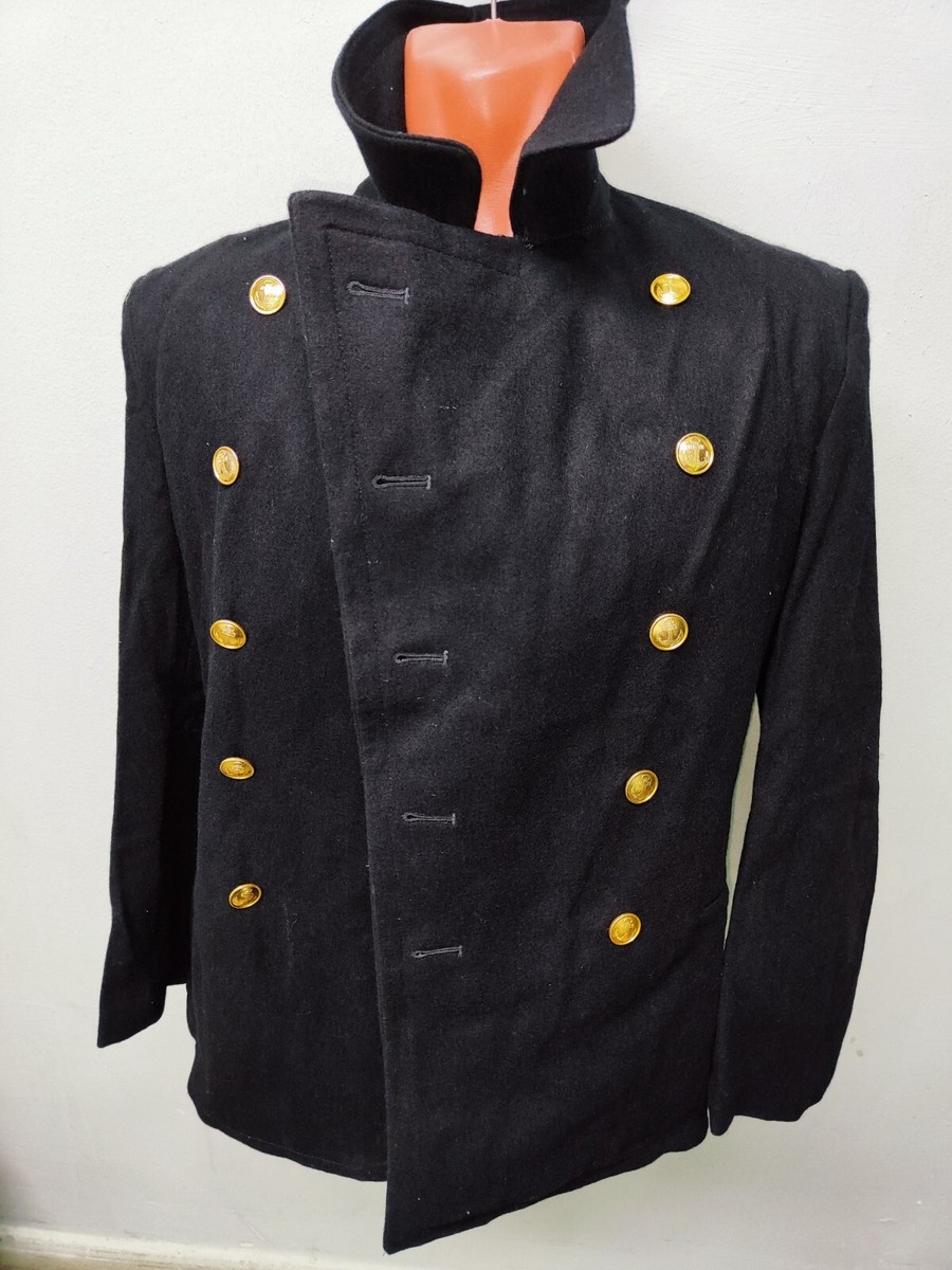 Russian Navy Peacoat Marine Pea Coat USSR Russian Army Naval