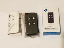 NEW 2GIG TECHNOLOGIES 4 BUTTON KEY RING REMOTE 2GIG-KEY1-345 TXID: 046-2805