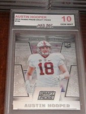 AUSTIN HOOPER Rookie****2016 Panini PRIZM Draft--GEM 10---BROWNS---MAD DOG--154