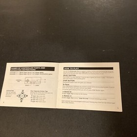 Nintendo NES 1942 manual