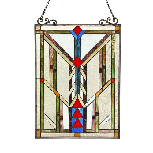 Vitral Estilo Tiffany Panel Ventana Artes y Manualidades 18" X 25" UNO ESTE PRECIO - Imagen 2 de 2