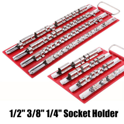 GOLIATH INDUSTRIAL ABS MOUNTABLE SOCKET RAIL RACK HOLDER ORGANISATOR 1/4 3/8 1/2
