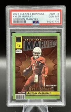 2021 Donruss Clearly KYLER MURRAY Gridiron Marvels SSP 🔥 PSA 10 - Pop 3 🔥