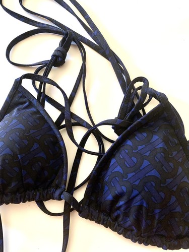 Burberry TB Crisscross Strappy Spaghetti Lace Bikini NWT - MSRP $550 - Picture 3 of 11
