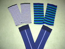 Restposten! 3 Set, Kinder-Armstulpen, Wendestulpen aus BW-Jersey NEU!