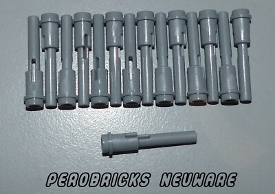 Lego Technik Technic 15 x Pin mit 2er Stab Verbinder hellgrau #61184 NEUWARE