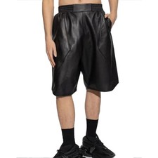Pantaloncini Lingerie Pelle Sintetica Alta Qualità per Uomo Gay Design Aperto