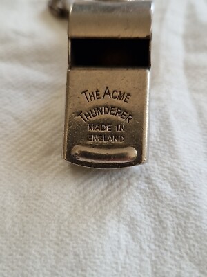 The ACME THUNDERER WHISTLE Vintage Made In England | eBay UK
