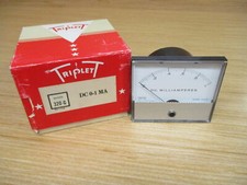 Triplett 320-G DC 0-1 MA Panel Meter 320G