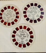 THE PINK PANTHER 1978 VIEW-MASTER 3 REEL SET J12 A,B,C VG CONDITION
