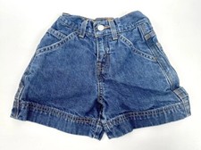 Vintage Kids Levi Red Tab Denim Shorts Size 7 Slim