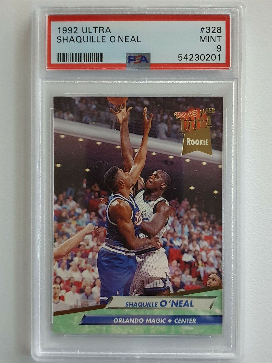 1992-93 Fleer Ultra Shaquille O'Neal Rookie #328 - PSA 9 | eBay