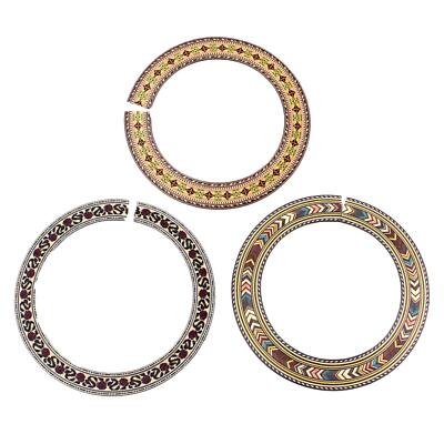 3x Ahorn Akustikgitarre Schallloch Rosette Aufkleber Schallloch Dekoration