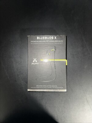 Jaybird Bluebuds X Wireless Bluetooth Headphones Over/Under Ear & Music + Calls