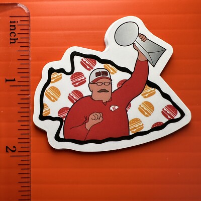 Kansas City Chiefs Andy Reid Sticker NFL Football | eBay
