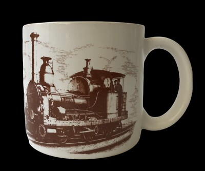 Vintage Dampflok Zug doppelseitiger Becher Inarco