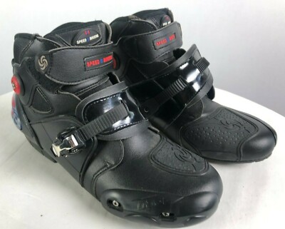 Riding Tribe Mens Black Speed Bikers Shoes Size 45 SPEED BIKERS Men main image 2