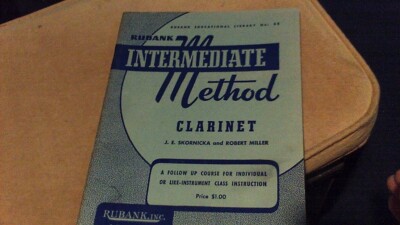 Rubank Intermediate Method - Clarinet by J. E. Skornicka & Robert ...