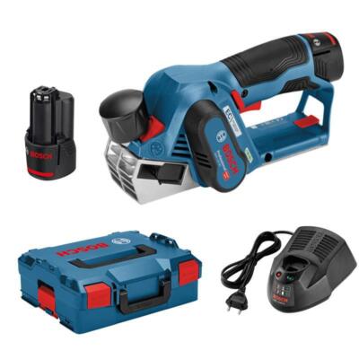 Bosch Akku-Hobel GHO 12V-20 Professional inkl. 2 Akkus 3,0 Ah, Ladegerät, L-Boxx