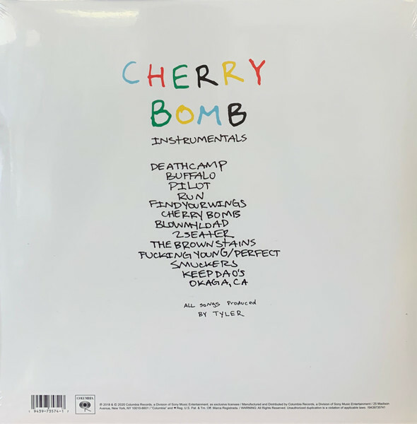 TYLER, THE CREATOR CHERRY BOMB VINYL RED + PINK INSTRUMENTALS RSD